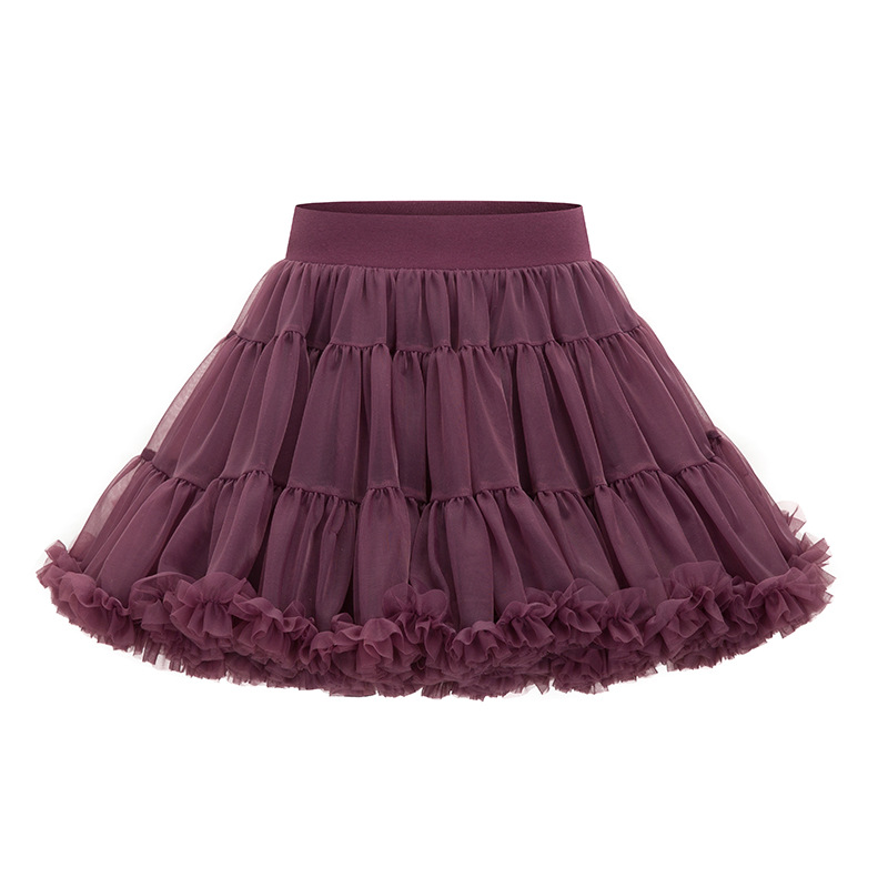 法国tutu短裙儿童女孩半身裙新款舞蹈短纱裙生日礼物