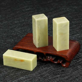 篆刻石料批发青田石2*5章料印章初学者练习石章印石章料非寿山石