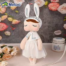 metoo咪兔跨境新款毛绒玩具公主安吉拉娃娃女孩生日礼物