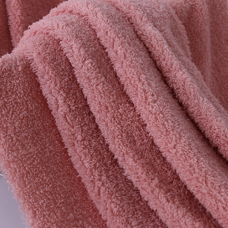 现货供应全涤200g美丽绒面料素色祥云绒手套帽子拖鞋针织布批发