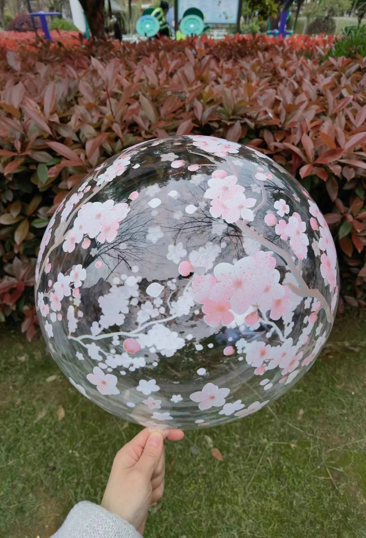 Internet Celebrity Printing Transparent Bounce Ball Duplex Printing Bounce Ball Wedding Festival Party Supplies