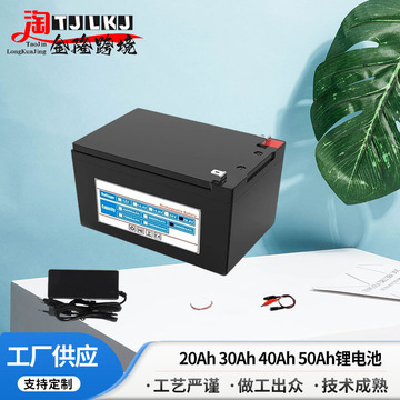 便携电动喷雾器电池蓄电池组 30ah 40ah 50ah锂电池 电器充电电池