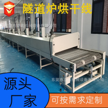 烘箱隧道式流水线输送带烤漆固化丝印高温网带工业隧道炉烘干机