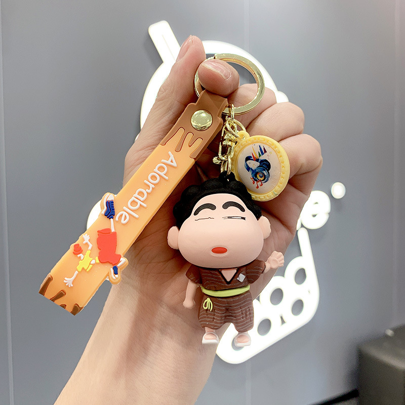 Trendy Cool Little New Doll Key Chain Mini Little Doll Car Key Pendant Schoolbag Pendant Keychain Female Exquisite