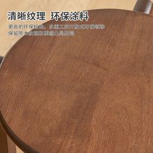 餐桌凳子家用实木板凳圆凳客厅餐凳可叠放小凳子现代简约方凳矮凳