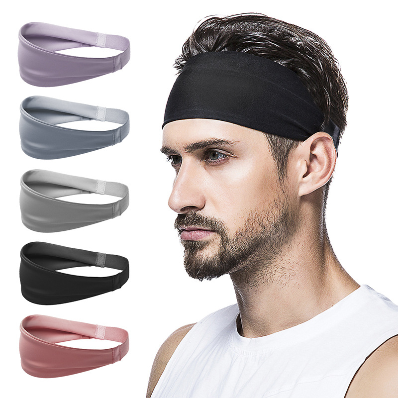 Sports Sweat-Absorbent Hair Band Running Fitness Head Guard Headband Hair Band New Basketball Men's and Women's Spring and Summer Sports Headband