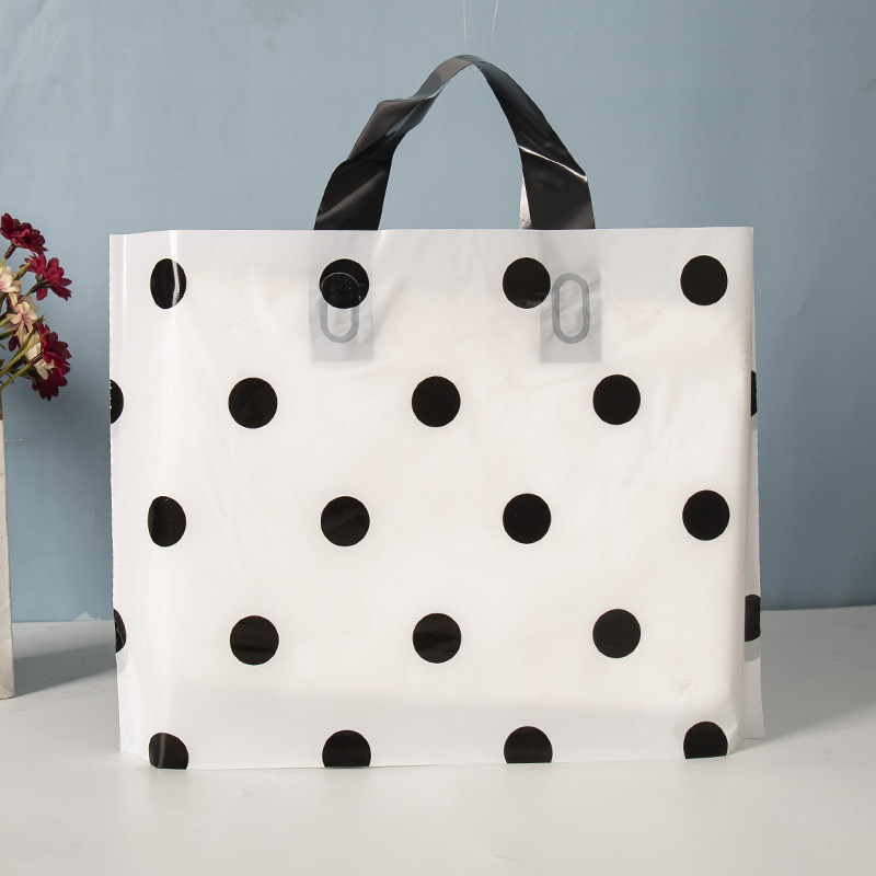 新款服装店用塑料袋子手提袋定礼品袋包装袋购物袋胶袋订logo制