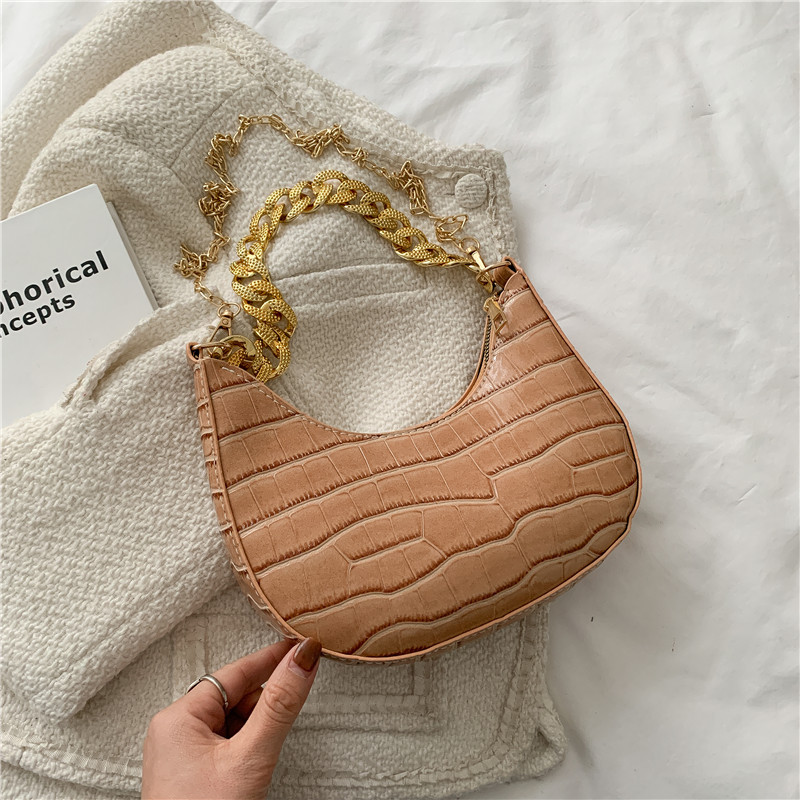 French Leisure Design Simple and Popular Western Style One Shoulder Bag Female 2021 New Fashion Fashion Trending Underarm Bag