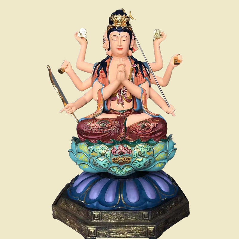 68米中天梵气斗姆元君坐像加工定做