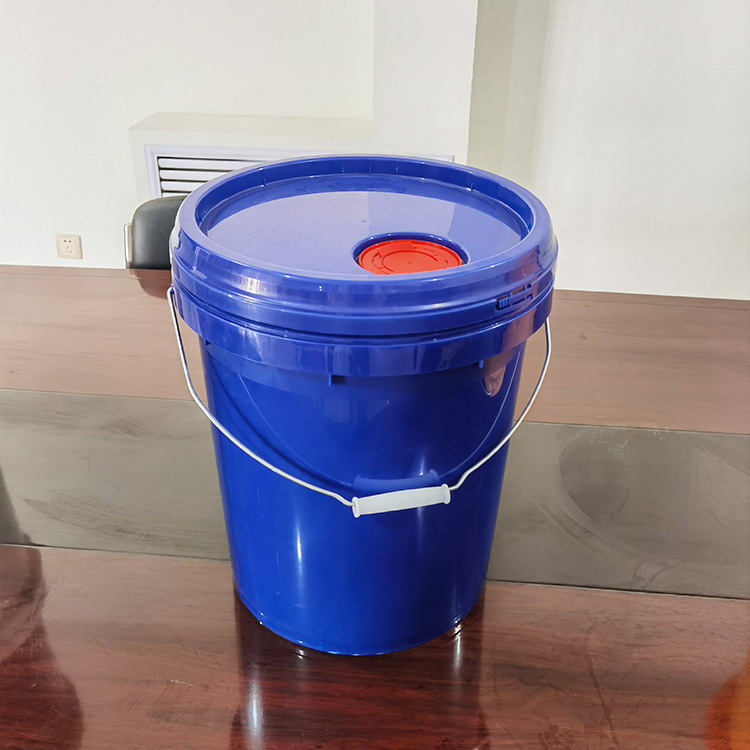 20升蓝色塑料涂料桶 20l工业用桶 20升加厚密封pp防冻液机油桶