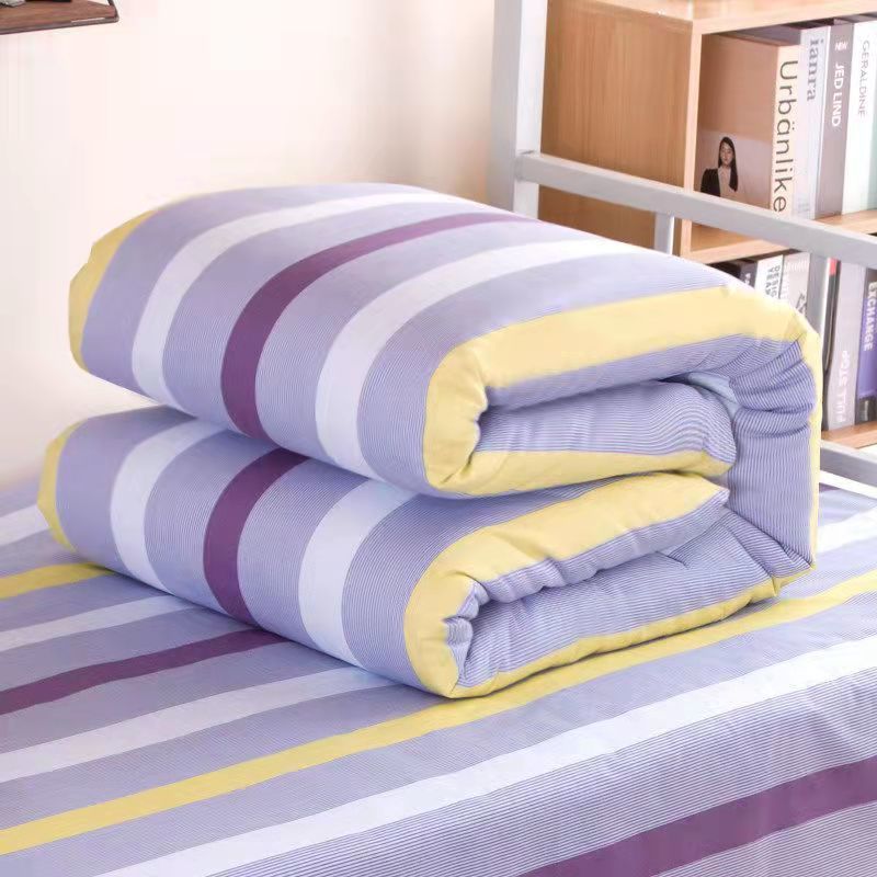 Quilt Cotton Mattress Quilt Cushion Single Mattress Dormitory Bedroom Bunk Bed Cover Quilt Cushion Can Match a Whole Set