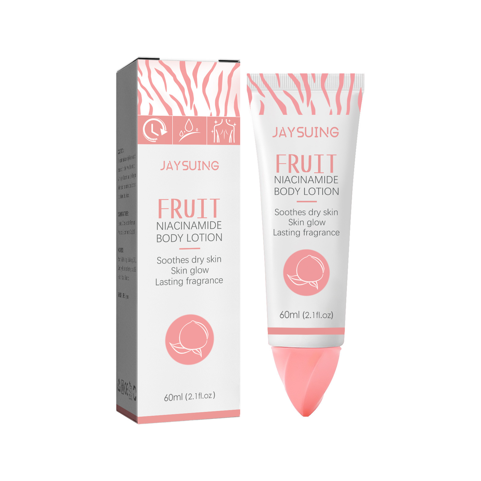 Jaysuing Peach Whitening Cream Brightening Skin Color Moisturizing Repair Armpit Joint Black Whitening Skin Beauty Cream