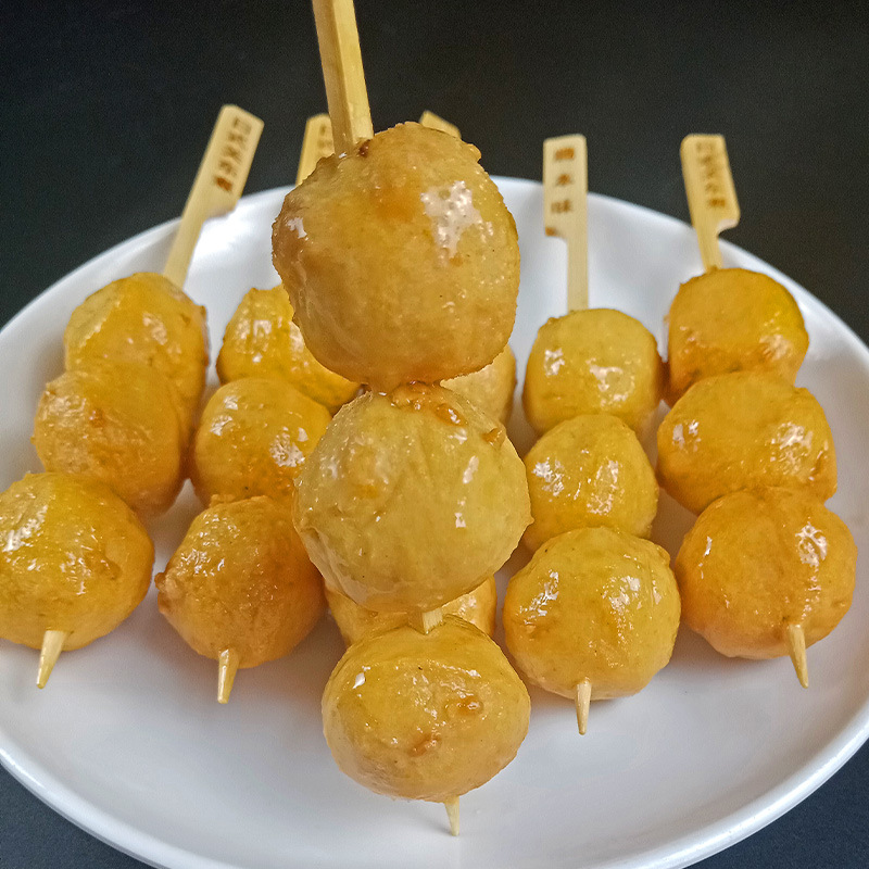 咖喱鱼蛋711便利店关东煮小吃火锅丸子黄金鱼丸