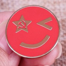 共产国际锤子镰刀别针徽章胸针冰箱贴画马克思列宁主义周边纪念品