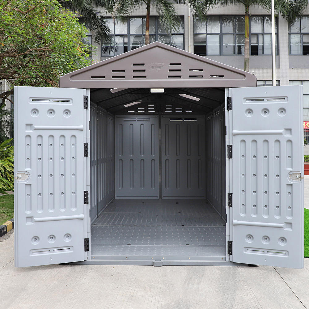 现货塑料花园田间工具房户外住人集成房屋家用简易活动板房成品