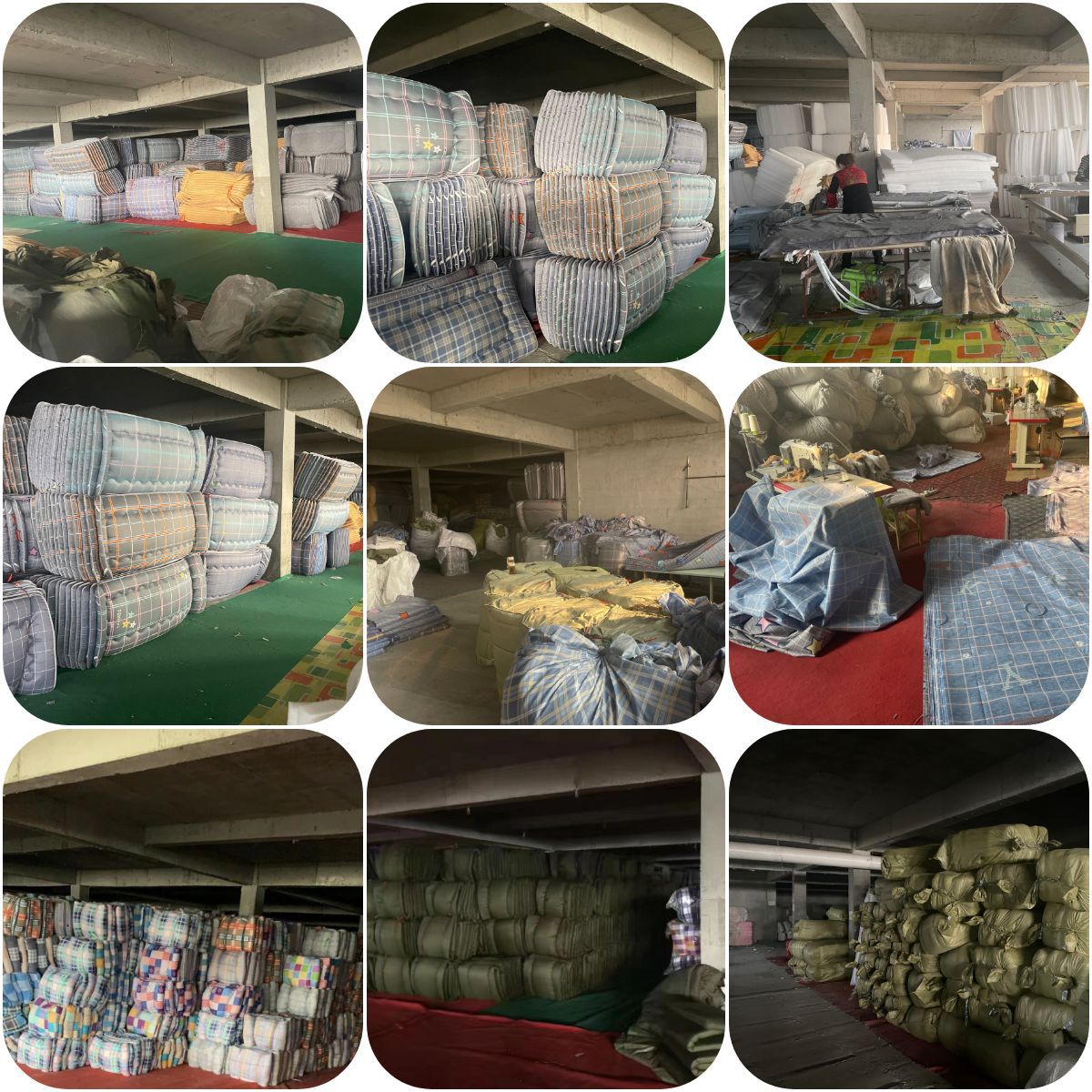 Factory Wholesale Supply Engineering Quilt Flower Quilt Student Dormitory Labor Protection Engineering Army Green Quilt Hot Melt Cotton Quilt