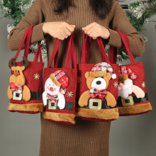 圣诞节装饰品圣诞老人雪人小鹿礼物袋儿童礼品袋糖果袋圣诞手提袋