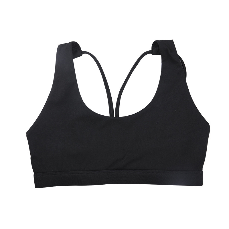 Beauty Back Exercise Underwear Women's Outer Wear Running Yoga Clothes Bra Shockproof Push-up Shape Fixing Anti-Sagging Fitness Vest