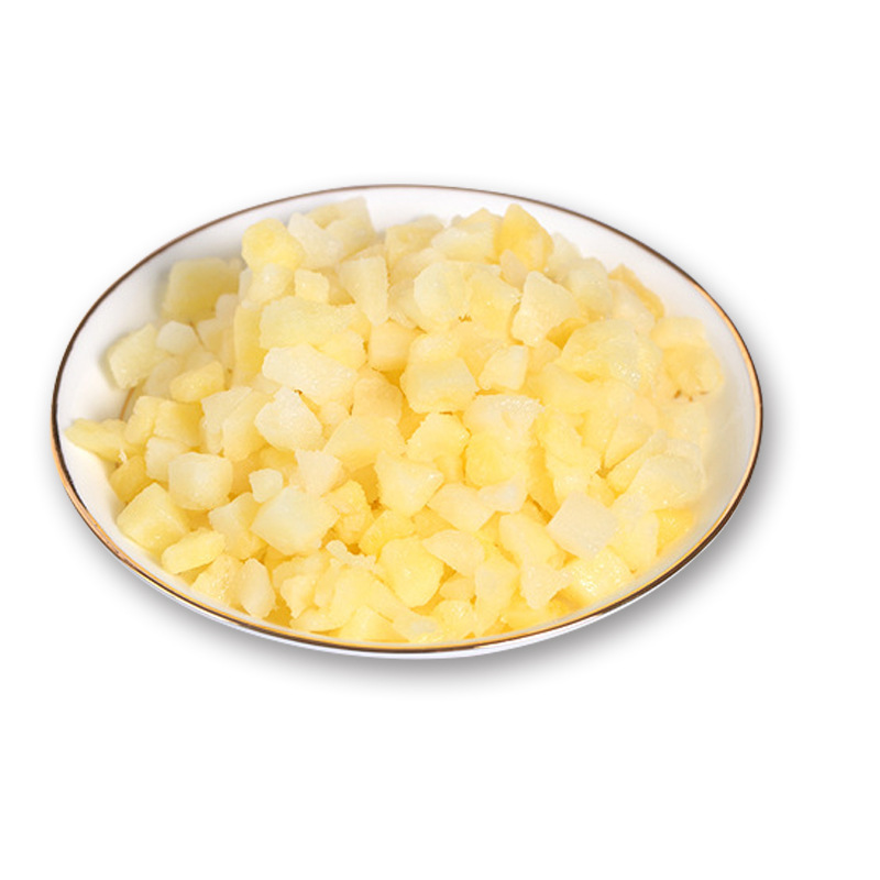 冷冻菠萝丁 冷冻新鲜水果 速冻水果菠萝丁 蛋糕装饰饮品佳配