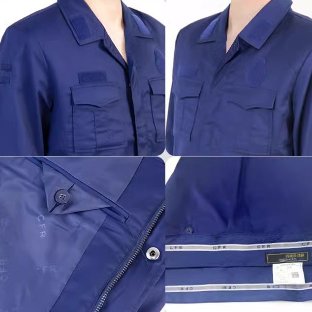 火焰蓝春秋备勤服长袖夹克套装体能训练工作服应急救援