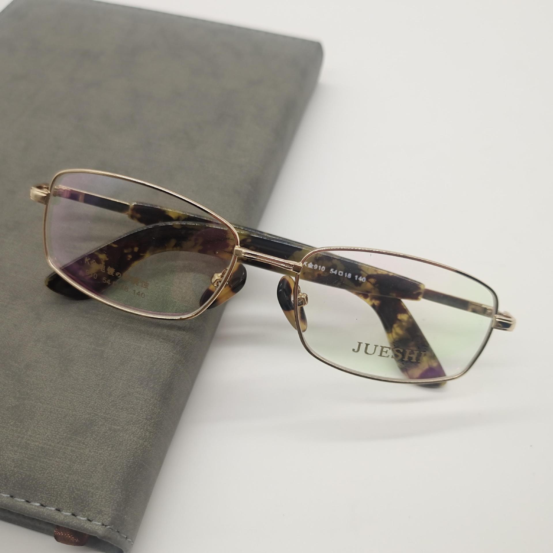 厂价直供910玳瑁色全框眼镜架 复古板材腿眼镜框可配近视老花