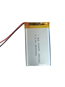 704068聚合物锂电池2400mah3.7v保护板移动电源内置电芯厂-阿里巴巴