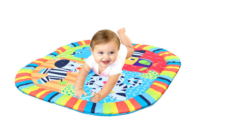 Bird Game Blanket Baby Playmat Crawling Gymnastic Rack with Music Game Blanket