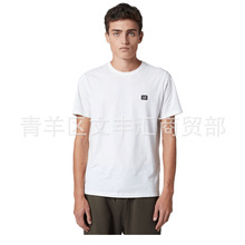 跨境夏季爆款男士纯棉圆领短袖T青年学生简约宽松半袖体恤T-shirt