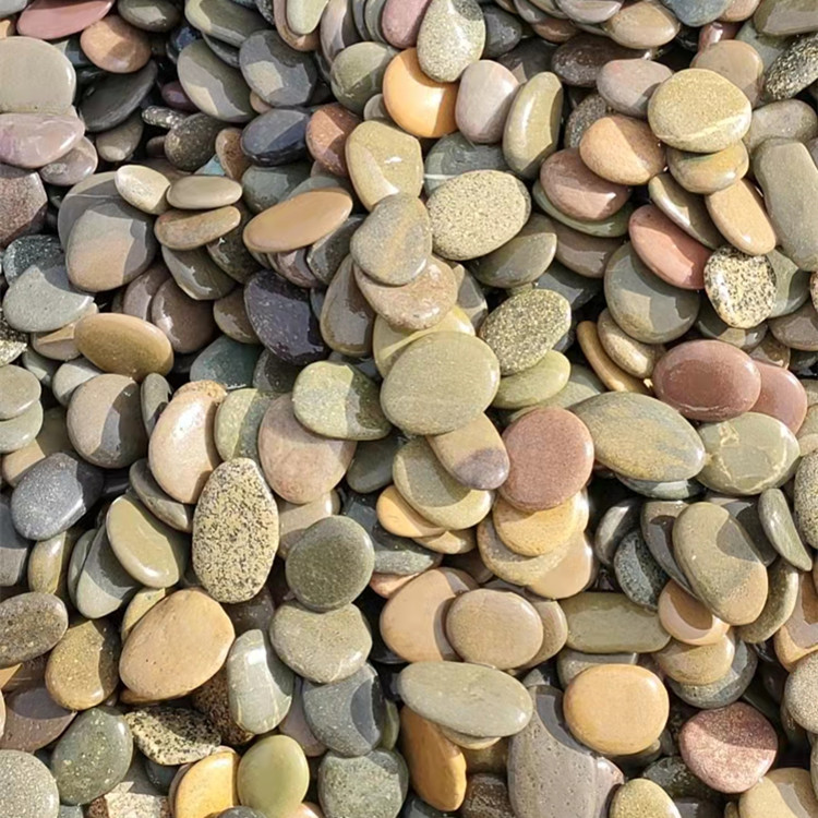 五彩绘画片石 石头彩绘原石 手绘画画装饰卵石片diy创意画画石