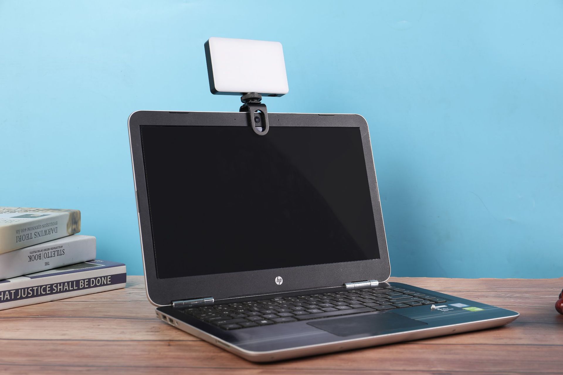 视频会议补光灯 笔记本台式电脑补光灯 u型夹云台补光 主播补光夹