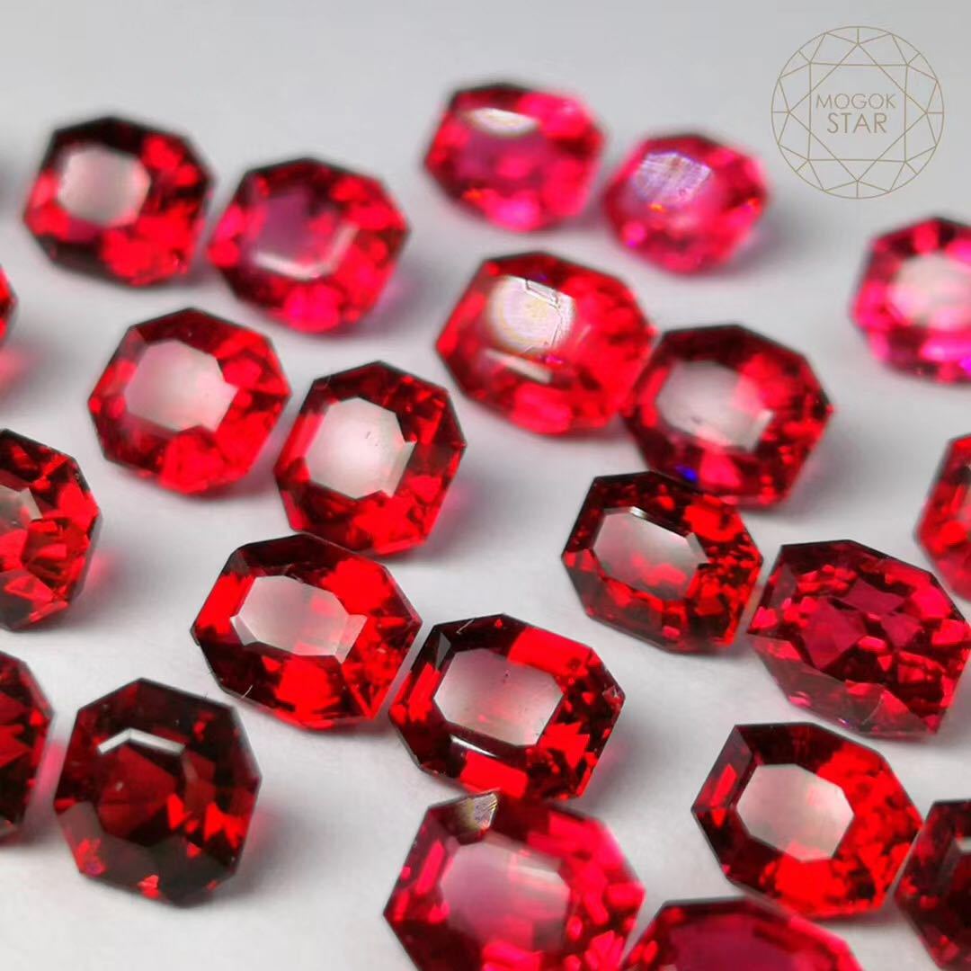 缅甸彩色宝石裸石尖晶石天然红蓝宝石戒指吊坠项链直播补邮链接