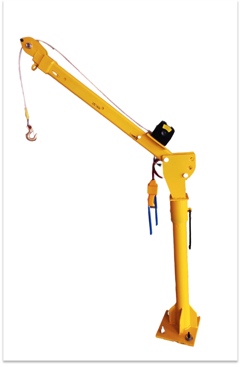 跨境批发便携式车载吊机1t 车载小吊机500kg 汽车专用车用吊运机