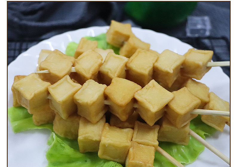 丸美鱼豆腐串油炸豆腐串户外烧烤关东煮火锅材料半成品约20串/包