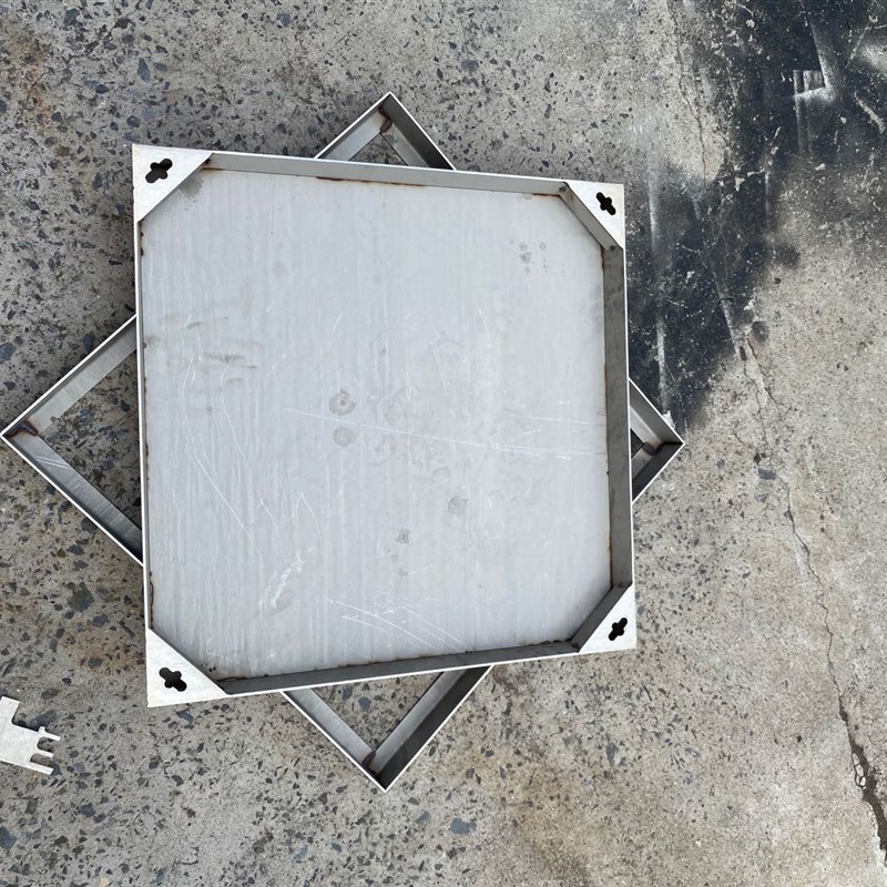 300x300x50可当q天发货 不锈钢井盖 隐形井盖方形装饰电力窨井盖