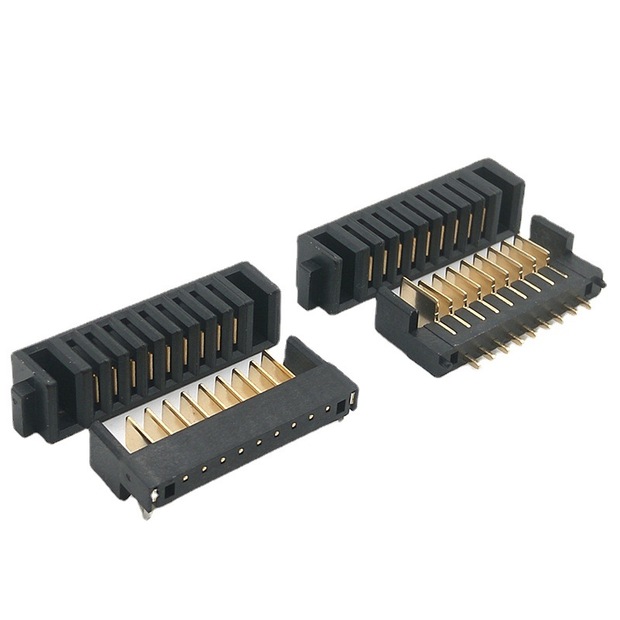 开模定制小型无人机刀片式双面接触电池连接器