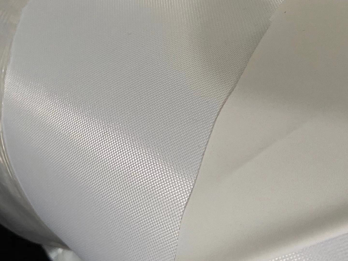 现货热销 仿尼龙420d白色牛津布pvc压胶全涤纶包袋洁具日用品布