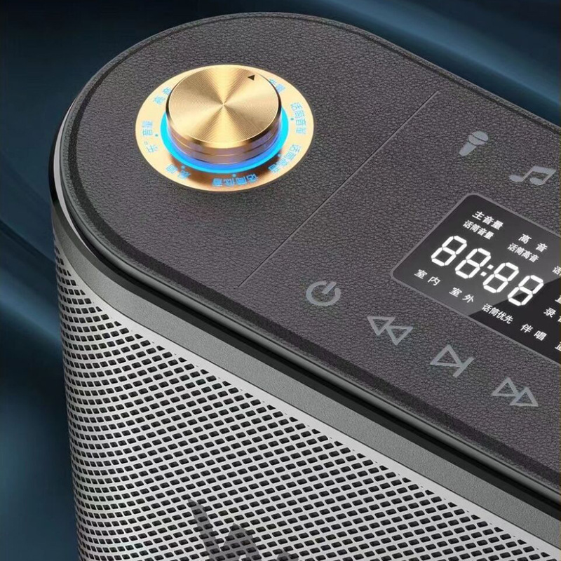 维尔晶t10蓝牙话筒音响大功率立体声家用插卡音箱户外便携重低音