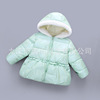 Korean Edition Autumn and winter new pattern children Children Disposable Down Cotton girl Hooded Plush thickening coat cotton-padded clothes Korean Edition Autumn and winter new pattern children Children Disposable Down Cotton girl Hooded Plush thickening coat cotton-padded clothes