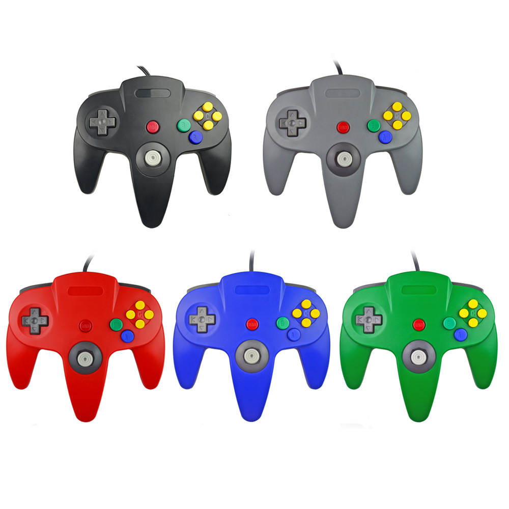usb n64电脑手柄 pc电脑手柄 n64游戏手柄 n64手柄 3个色