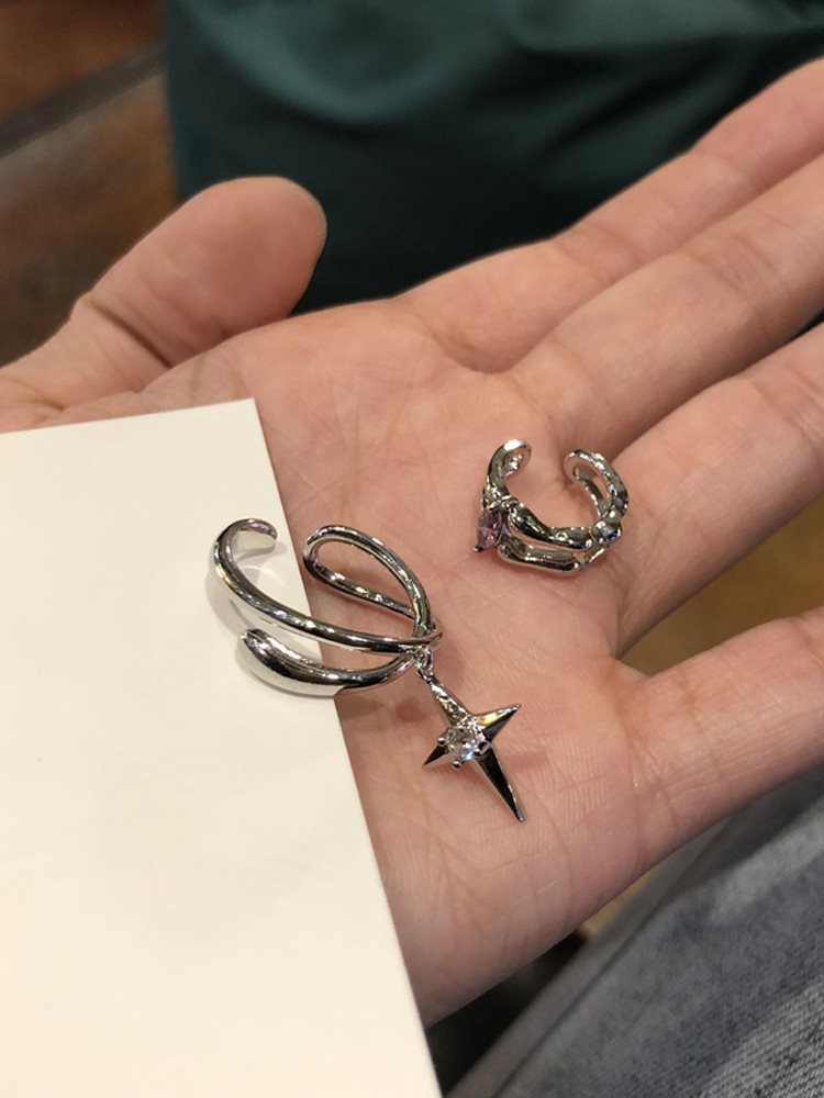 小众设计感耳骨夹无耳洞女高级感酷简约冷淡风格耳夹2023年新款潮