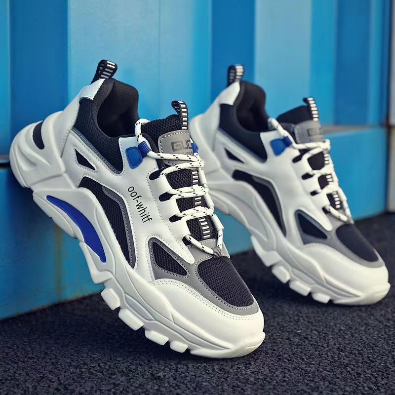 Men‘s Shoes 2023 Spring and Summer New Men‘s Sports Shoes Students All-Match Casual Running Shoes Dad Shoes Cross-Border Foreign Trade Fashion Shoes
