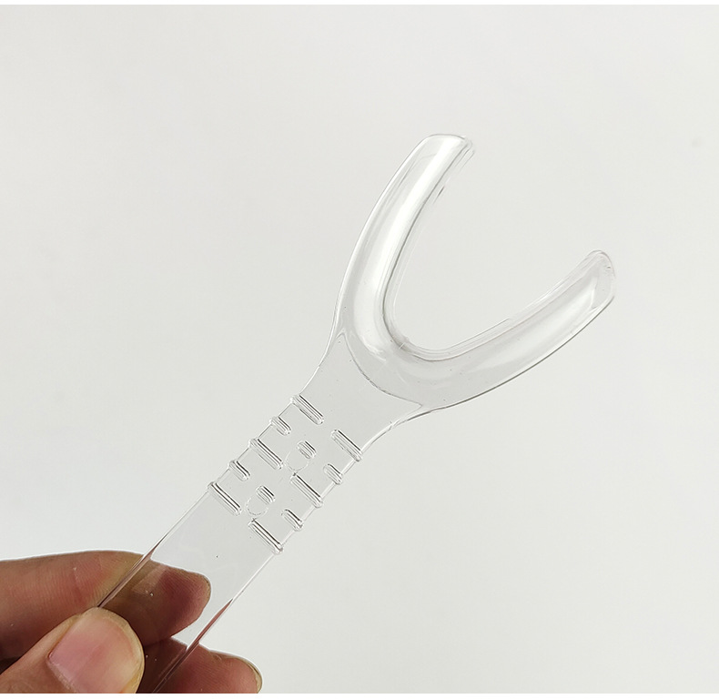 牙科t型开口器 口腔张口器各种型号大小号扩口器透明塑料扩嘴拉钩