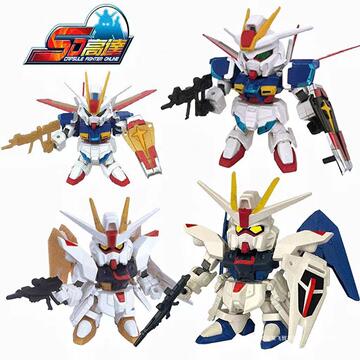 sd高达元祖红异端手办拼装玩具万代周边模型q版迷你炫酷战士敢达