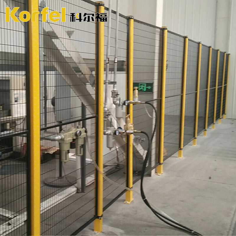 皮带输送机安全防护网工业机械防护栏工业机器人工位护栏机械护网