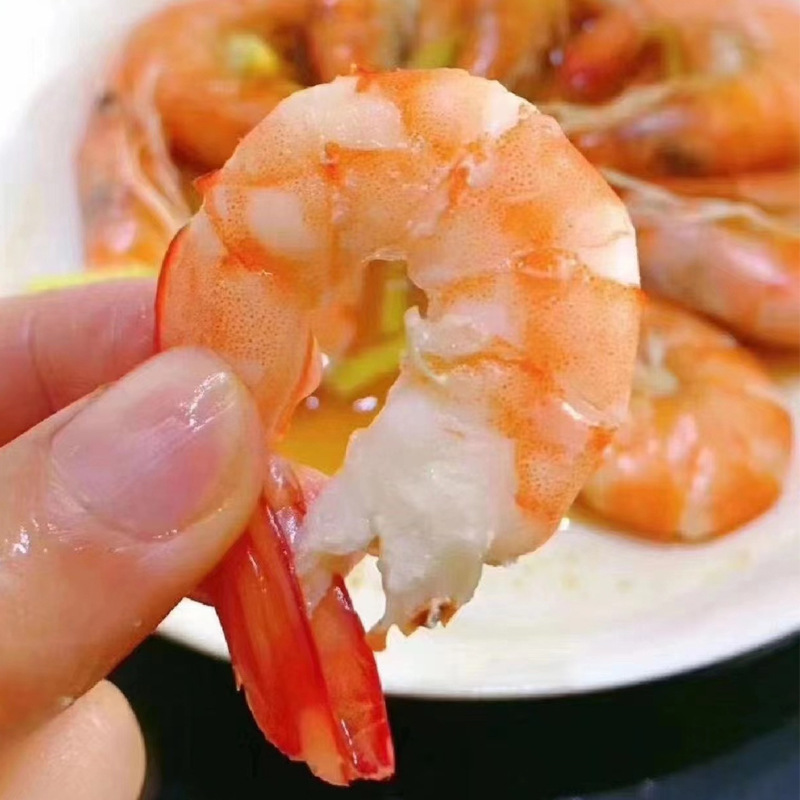 海水大虾鲜活海鲜超大青岛海虾冷冻白虾冻虾商用整箱批发基围虾