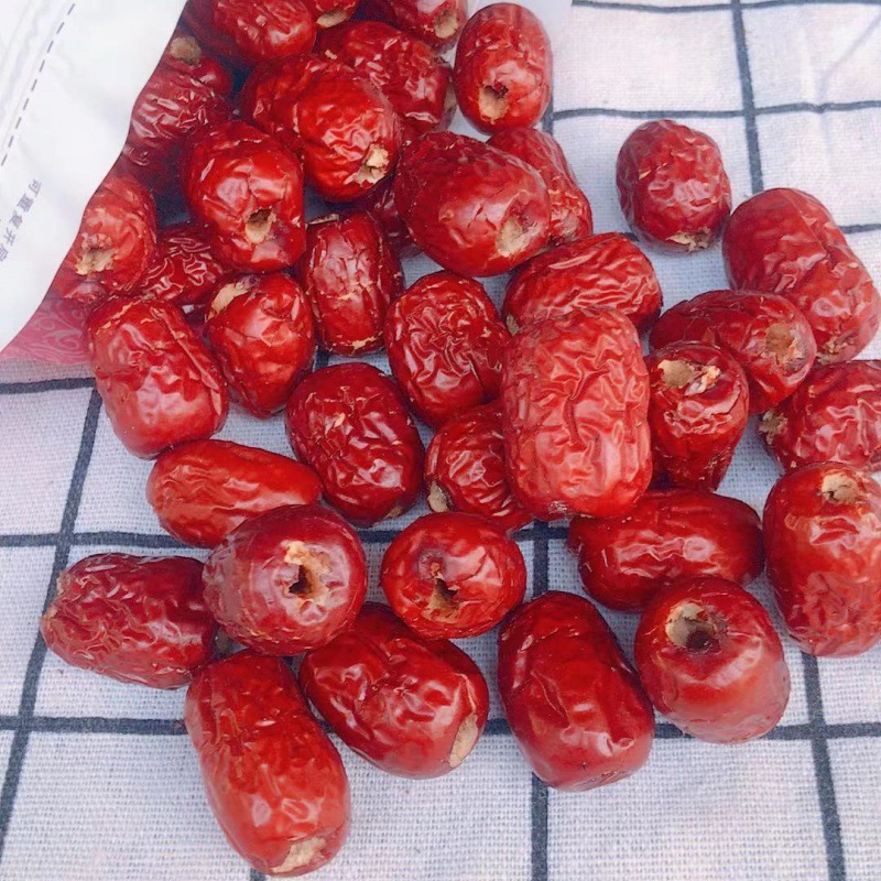 无核红枣去核空心灰枣新疆兵团特产网红零食奶枣原料整箱小枣包邮