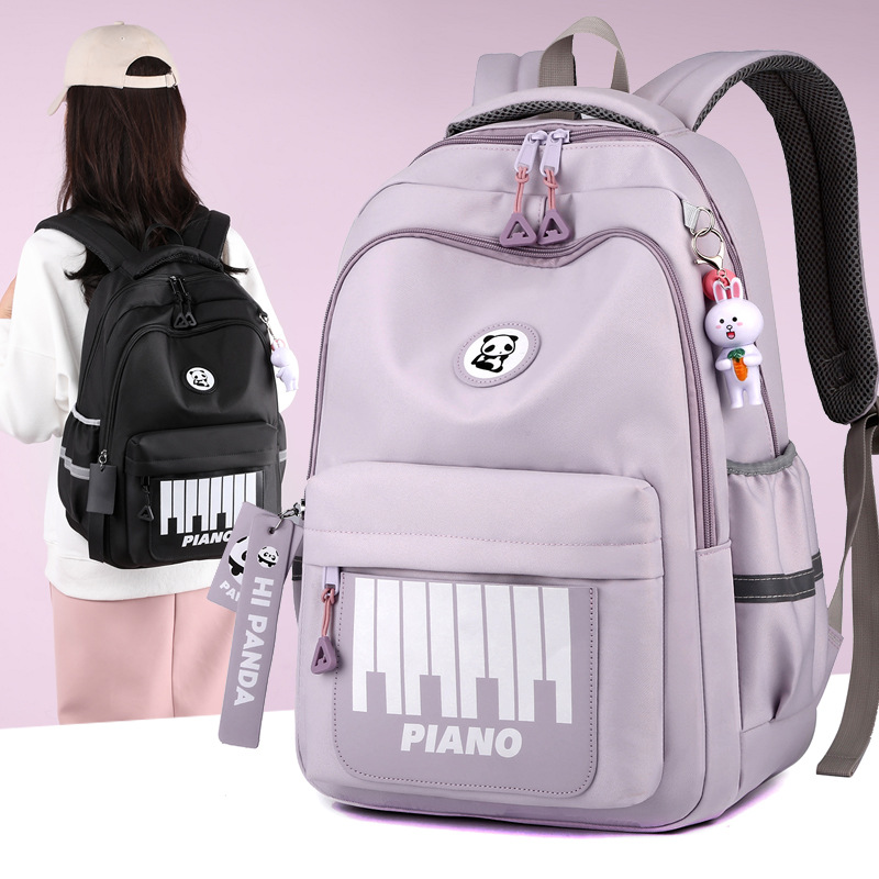 New Lightweight Children's Schoolbag Primary School Girls Junior High School Backpack Trendy Backpack