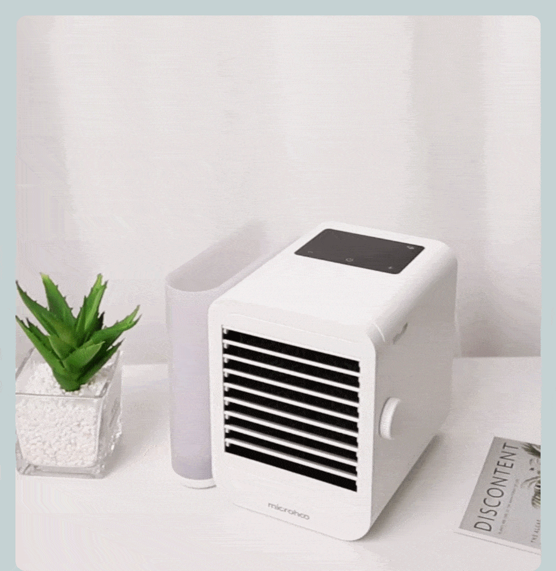 适用小米有品microhoo个人迷你空调扇跨境海内外发货