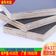 厂家批发黑色红色覆膜板工程建筑模板 沙发包装板免熏蒸实木板材