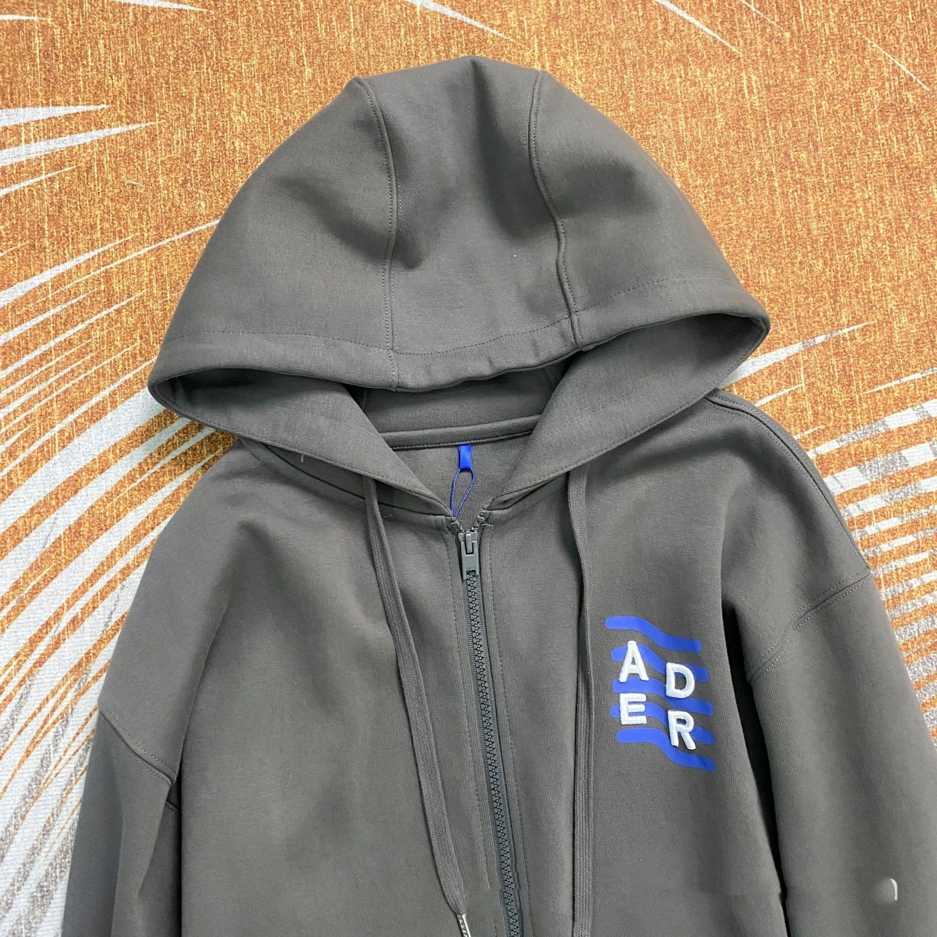 ader五周年纪念款拉链外套男女同款春秋季新款高街风情侣拉链衫